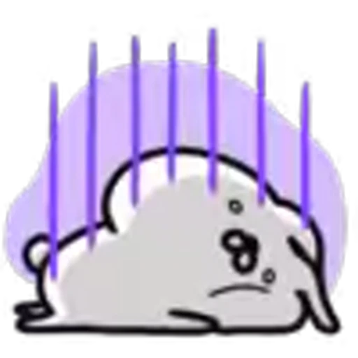 😔 Эмодзи «White Rabbit» для Telegram