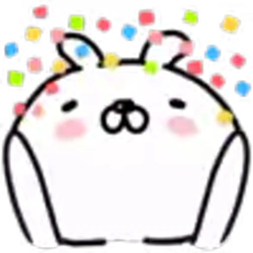 🎊 Эмодзи «White Rabbit» для Telegram