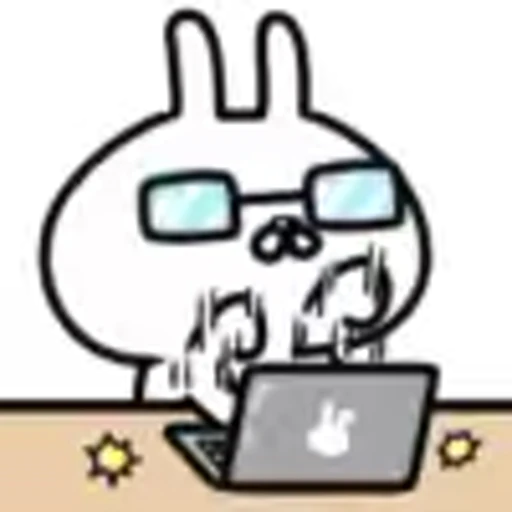 💻 Эмодзи «White Rabbit» для Telegram