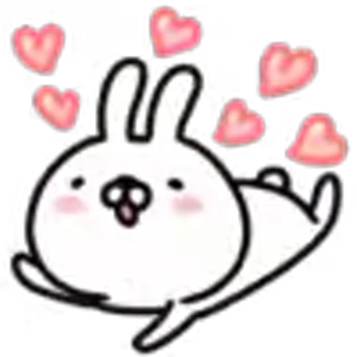 🥰 Эмодзи «White Rabbit» для Telegram