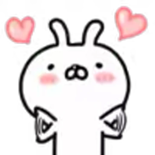 ❤️ Эмодзи «White Rabbit» для Telegram