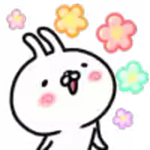☺️ Эмодзи «White Rabbit» для Telegram