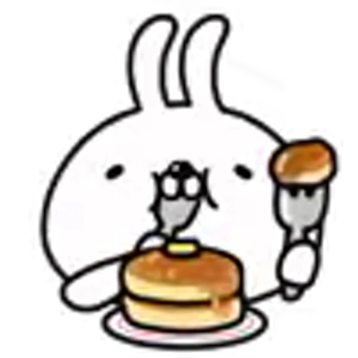 🥞 Эмодзи «White Rabbit» для Telegram