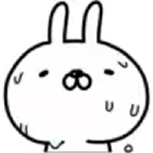 😥 Эмодзи «White Rabbit» для Telegram