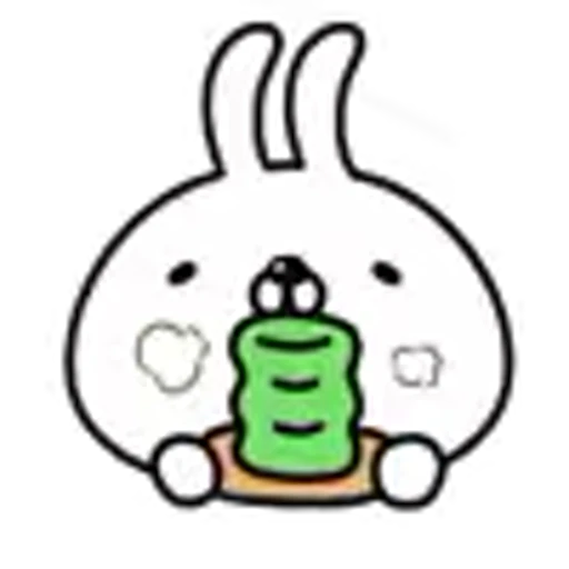 🍵 Эмодзи «White Rabbit» для Telegram