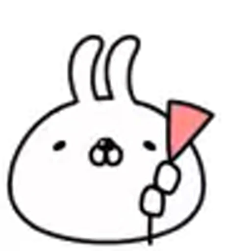 🎉 Эмодзи «White Rabbit» для Telegram