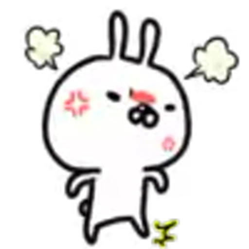 😤 Эмодзи «White Rabbit» для Telegram