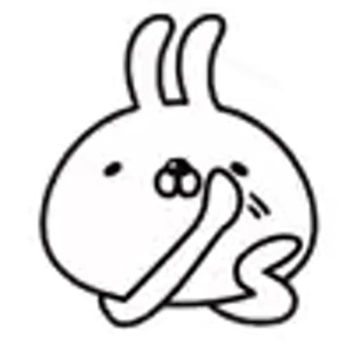 👏 Эмодзи «White Rabbit» для Telegram