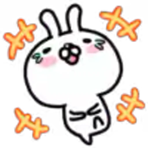 😂 Эмодзи «White Rabbit» для Telegram