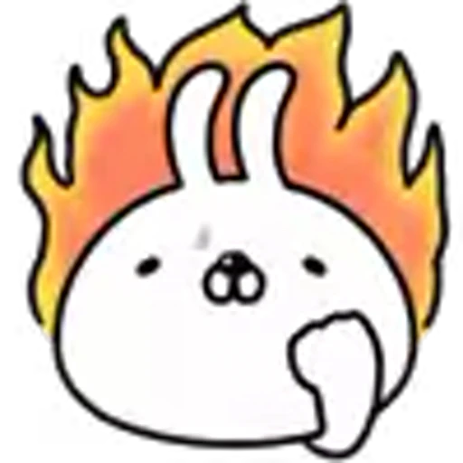 🔥 Эмодзи «White Rabbit» для Telegram