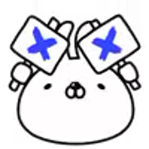 ❌ Эмодзи «White Rabbit» для Telegram