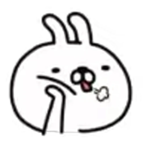 😮‍💨 Эмодзи «White Rabbit» для Telegram