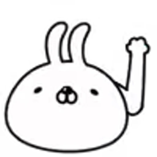 ✊ Эмодзи «White Rabbit» для Telegram