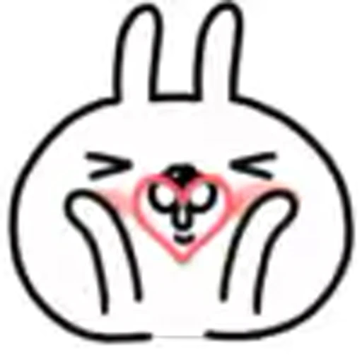 😘 Эмодзи «White Rabbit» для Telegram