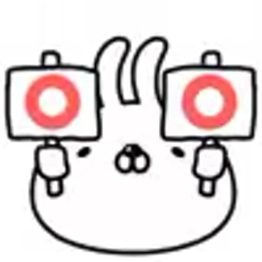 ⭕️ Эмодзи «White Rabbit» для Telegram
