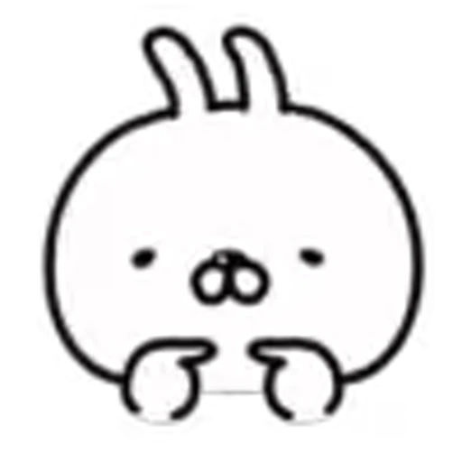 😅 Эмодзи «White Rabbit» для Telegram