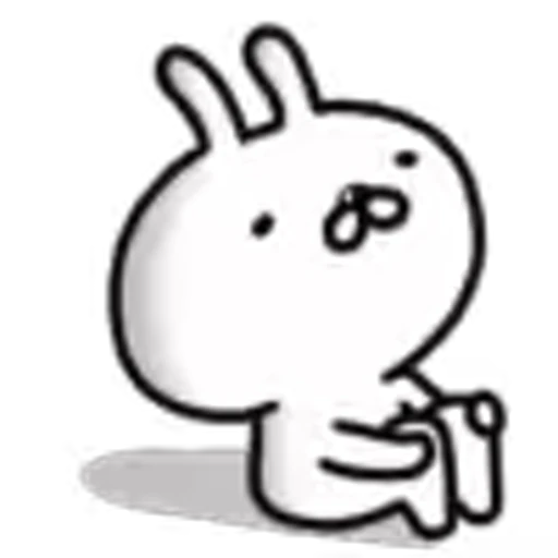 😥 Эмодзи «White Rabbit» для Telegram