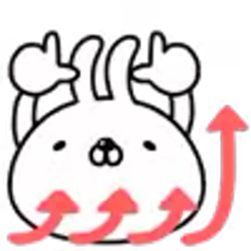 ⤴️ Эмодзи «White Rabbit» для Telegram