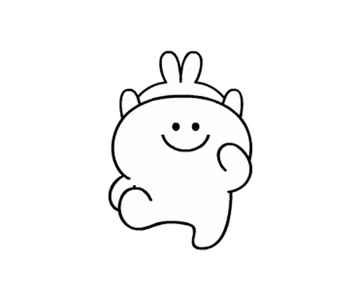 😛 Стикер «White Rabbit» для Telegram