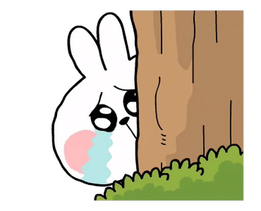 🥺 Стикер «White Rabbit» для Telegram