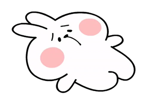 🙁 Стикер «White Rabbit» для Telegram
