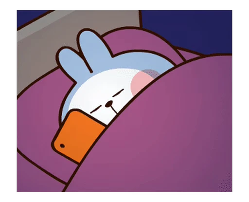 😴 Стикер «White Rabbit» для Telegram