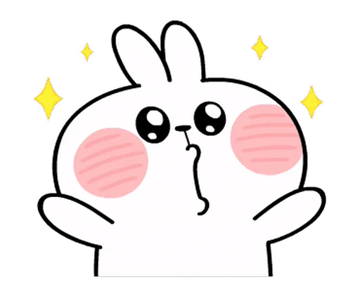😀 Стикер «White Rabbit» для Telegram