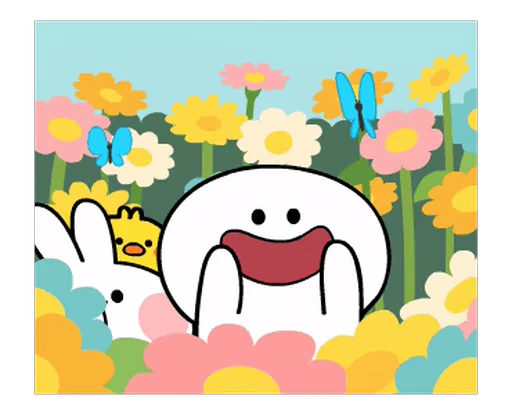 ☺️ Стикер «White Rabbit» для Telegram