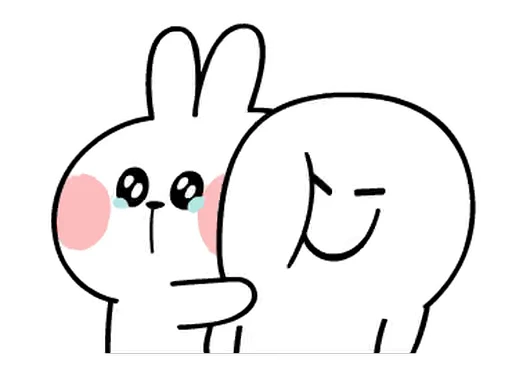 🤗 Стикер «White Rabbit» для Telegram