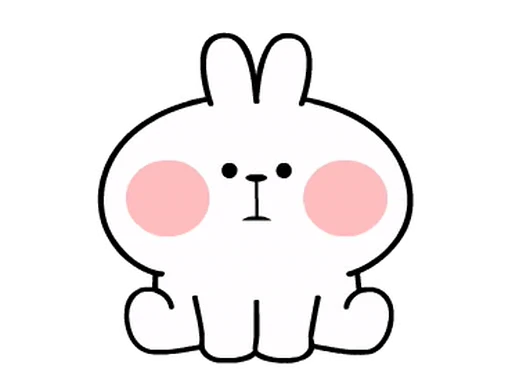 👍 Стикер «White Rabbit» для Telegram