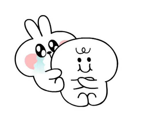 😭 Стикер «White Rabbit» для Telegram