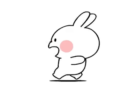 🥵 Стикер «White Rabbit» для Telegram