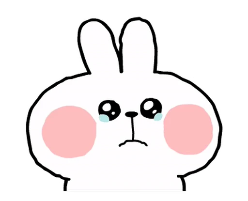 🥺 Стикер «White Rabbit» для Telegram