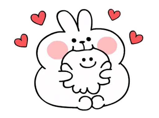 🥰 Стикер «White Rabbit» для Telegram