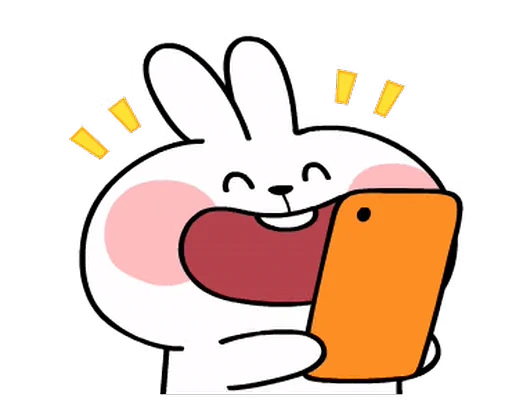 😂 Стикер «White Rabbit» для Telegram