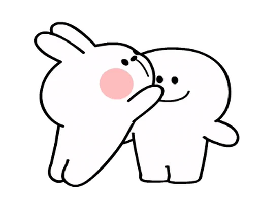 🤗 Стикер «White Rabbit» для Telegram