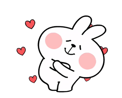 🥰 Стикер «White Rabbit» для Telegram