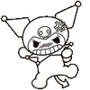 😈 Эмодзи «White Random» для Telegram