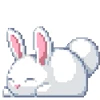 🐇 Эмодзи «White Random» для Telegram