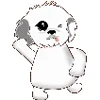🐶 Эмодзи «White Random» для Telegram
