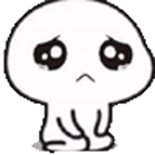 🥺 Эмодзи «White Random» для Telegram