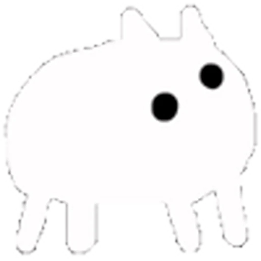 😶 Эмодзи «White Random» для Telegram
