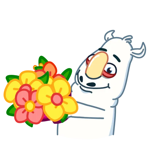 💐 Стикер «Rhino» для Telegram