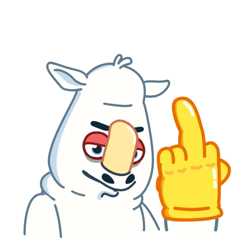 🖕 Стикер «Rhino» для Telegram