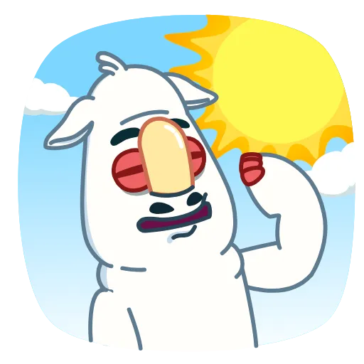 🥵 Стикер «Rhino» для Telegram