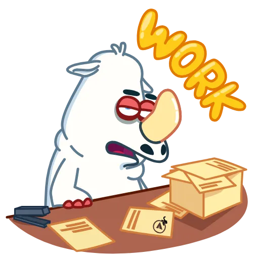 😫 Стикер «Rhino» для Telegram