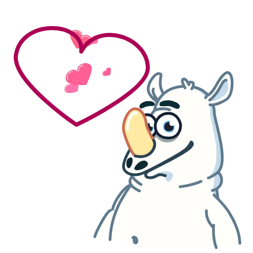 😘 Стикер «Rhino» для Telegram