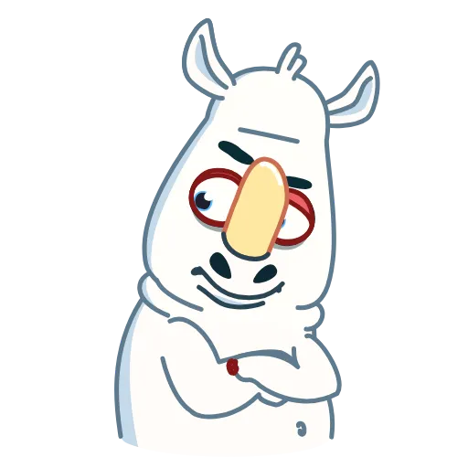 👅 Стикер «Rhino» для Telegram