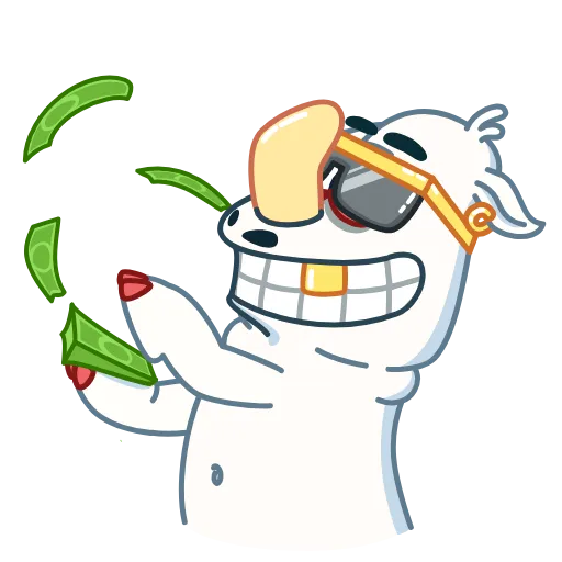 🤑 Стикер «Rhino» для Telegram