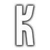 ❄️ Эмодзи «White Snow Font» для Telegram
